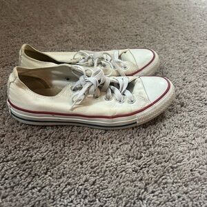 Classic White Canvas Sneakers